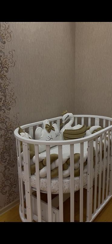 mothercare beşik: Qız üçün, Yeni, Yumru, Beşik, Dəst ilə, Matras ilə, Yellənmə mexanizmi ilə — 1