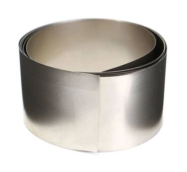 metal çardaq çarpayı: Nikel folqa s= 0,002-0,1 µm, Eni: 30-170 mm, Marka: NP2; HB3v; NP0EVI
