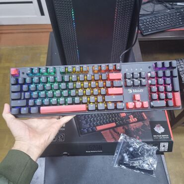 принтер для сублимации: Клавиатура механика, игровая A4tech bloody s520n red plus switch В