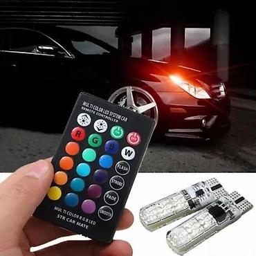 hauba golf 4: Led sijalice T10 RGB. Ubodne sijalice T10 RGB (multikolor). ✨ Menjate — 2