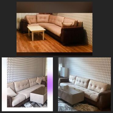 Masa və oturacaq dəstləri: Künc divan, İşlənmiş, Açılan, Bazalı, Çatdırılma yoxdur