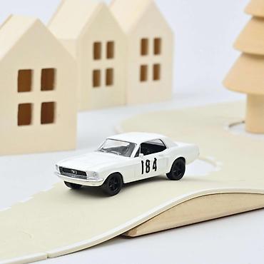 autica: 🤍 Ford Mustang Coupe 1968 – White No. 184 – Norev (Jet Car) Norev — 1