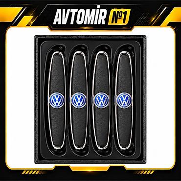 Volkswagen loqolu avtomobil qapı qoruyucusu — qara, 4 ədəd Avtomobil