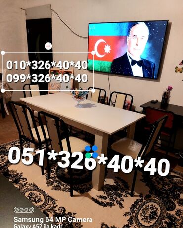 Masa və oturacaq dəstləri: Masa ve oturacaq destleri stol stul Stol stul stul stol oturacaq — 3