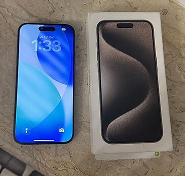 Mobil telefon və aksesuarlar: IPhone 15 Pro, 128 GB, Natural Titanium — 4