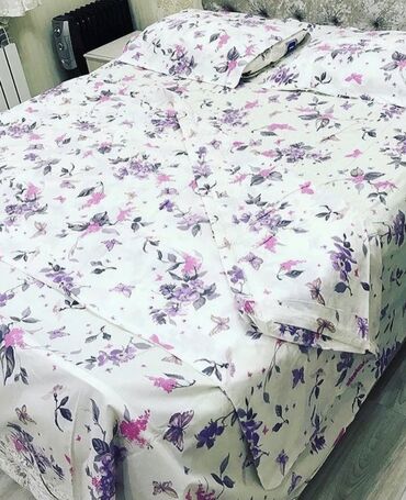 Комплекты постельного белья: Постельное бельё,100% хлопок, постельное бельё, наволочки, подушки — 57