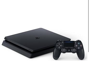 playstation 4 oyun diskleri: Sony PlayStation 4 Slim (Jet Black) idyal vezyetde 1 TB yadaas 2 pult — 1