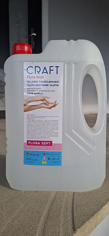 spirtli karton: CRAFT Flora Sept – Əllərin təmizlənməsi üçün gigiyenik etil spirt — 1