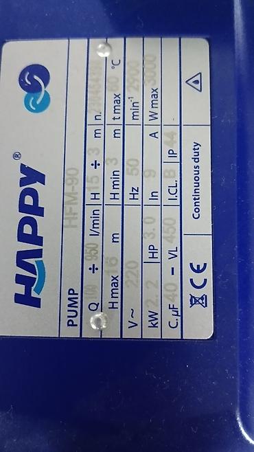 Насосы: Водяные насосы фирмы HAPPY итальянское производство трёх фазные одно — 11