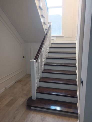 Деревянные лестницы: Деревянная лестница Для дома, Форма лестницы: Много-маршевая, Стиль: Классический — 6