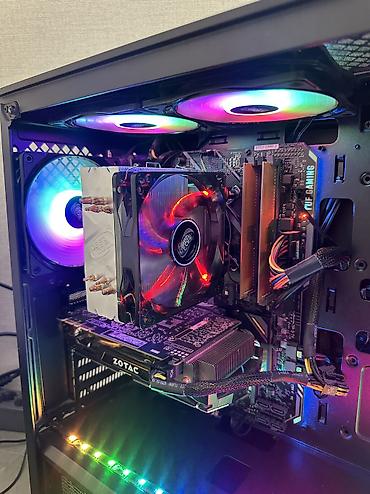 Настольные ПК и рабочие станции: Компьютер, ядер - 6, ОЗУ 16 ГБ, Для несложных задач, Б/у, Intel Core i5, NVIDIA GeForce GTX 1070, HDD + SSD — 9