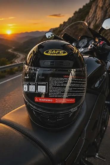 mopar akumulatori: Integralna moto kaciga SAFE Helmet – crna, sjajna - Tip: integralna — 3