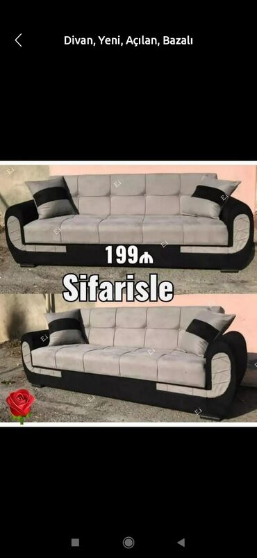 Sifarişlə divanlar: Divan, Mətbəx üçün, Qonaq otağı üçün, Parça, Bazalı, Açılan, Kitab — 7