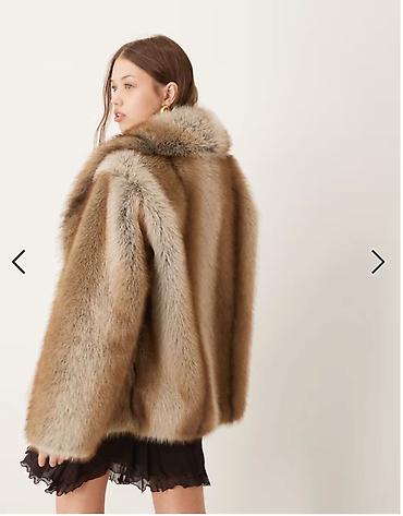 asos: Искусственная шуба ASOS (Оригинал, London) ✨ Стильная искусственная — 2