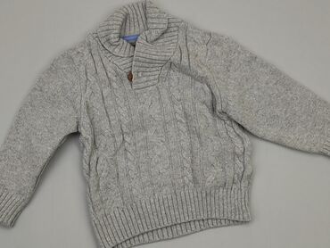 szary sweterek 62 chrzest: Sweterek, H&M, 3-4 lat, 98-104 cm, stan - Dobry