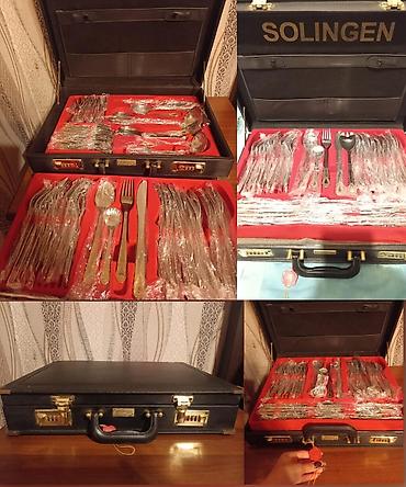 Qab-qacaq və mətbəx ləvazimatları: Germaniya istehsali 12 neferlik qaşiq naboru.Yenidir 120 azn Unvan — 1