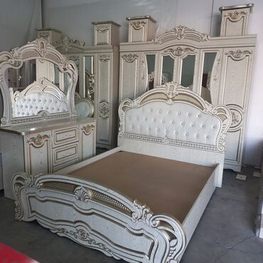 мебель в бишкеке: Спальный гарнитур, Двуспальная кровать, Шкаф, Трюмо, Новый