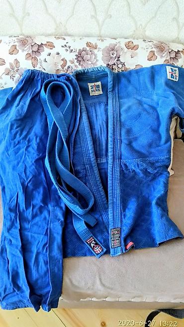 sambo ucun kimono: İdman dəsti, L, rəng - Mavi — 1