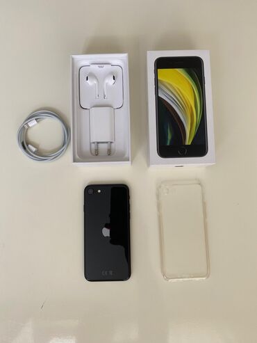 ayfon 8 qiymeti irshad telecom: IPhone SE 2020, 128 GB, Qara, Barmaq izi, Simsiz şarj, Sənədlərlə