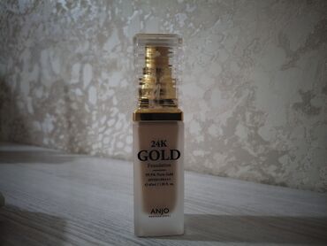 оборудование для нижнего белья: Тональный крем ANJO 24K Gold, предназначен для создания ровного тона