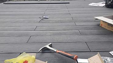 Напольные работы: Монтаж террасной доски (ДПК/МПК композит) под ключ. 5,8 М² я не — 27