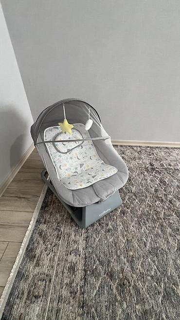 шезлог: Детский шезлонг-качалка Coolbaby - Эргономичное сиденье с мягким — 1