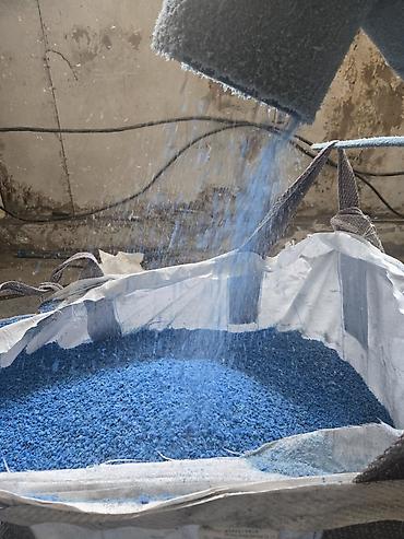 балыкчы кирпич завод: Məhsul: Plastik qırıntısı (PP və HDPE qarışığı) – yeşil və mavi — 4