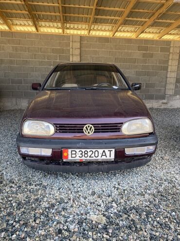 машина базар ош телеграм: Хэтчбек Volkswagen Golf III бордового цвета, оснащенный фарами с