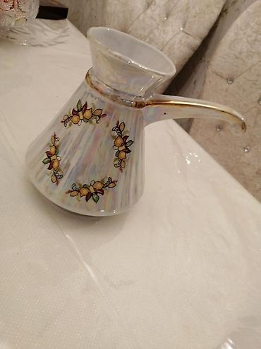 şu baki: Şüşə/keramika sürahi-kofe cezvəsi tipli qab - Material: şüşə-keramika — 1