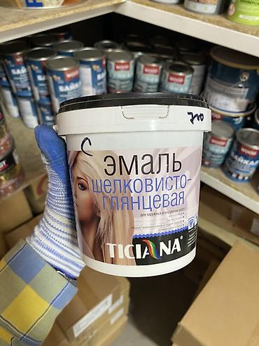 Эмаль: Эмаль акриловая TICIANA, шелковисто-глянцевая, БАЗА «С». - — 1