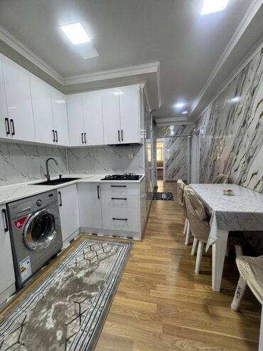 Uzunmüddətli kirayə mənzillər: Super təmirli 3 otaqlı Kirayə Verilir. Dord Gardaş sarayinda 6 — 16