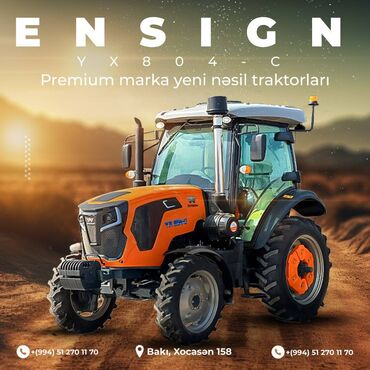 aqrar kend teserrufati texnika traktor satış bazari: Traktor Ensign 804, 2024 il, Yeni