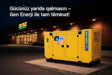 dibceklerin satisi: Gen Enerji səssiz dizel generatoru – müəssisələr, marketlər, ofislər — 1