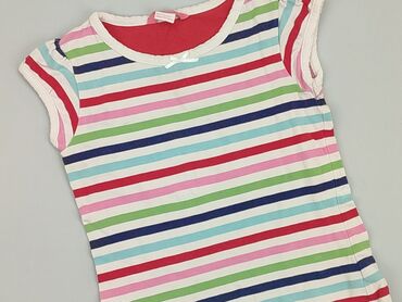 letnia zielona sukienka w kwiaty: T-shirt, John Lewis, 4-5 years, 104-110 cm, condition - Good