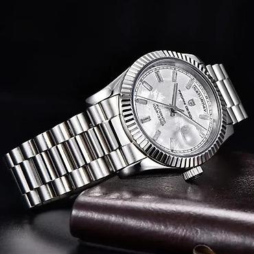 Ručni satovi: PAGANI DESIGN PD-1752 - Meteor Bela- Rolex Day-Date Homage Potpuno — 5