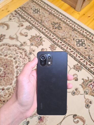 xiaomi 11 s: Xiaomi Mi 11 Lite, 128 GB, rəng - Qara, 
 Sensor, Barmaq izi, Face ID