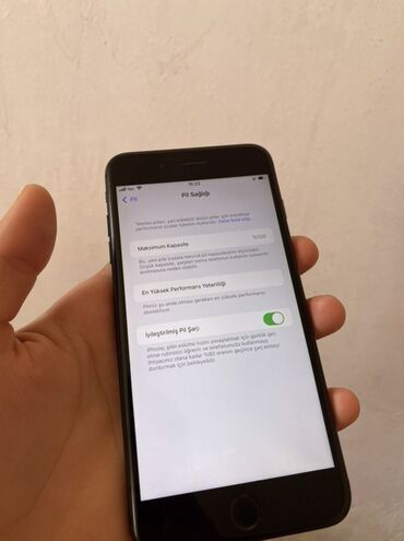 Apple iPhone: IPhone 7 Plus, 128 GB, Qara, Barmaq izi