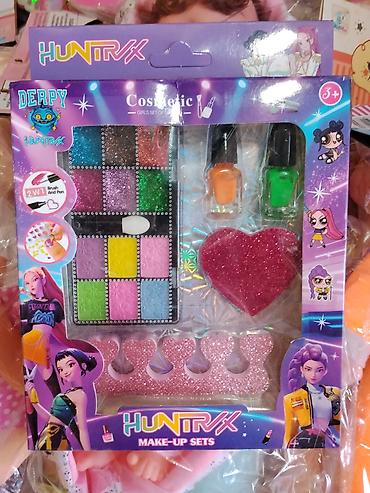 детские косметики: Детский набор косметики HuntrX (Make-up Sets), 3+ Яркий игровой набор — 1