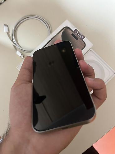 Mobil telefonlar: IPhone 15 Pro, 256 GB, Natural Titanium, Simsiz şarj, Face ID — 4