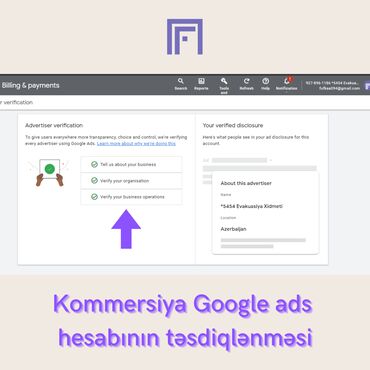 şaxta baba saxta can: Google reklam hesabını təsdiqləmək Google`da reklam qoyursunuz lakin