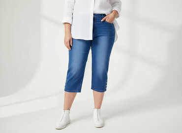 Trousers: Miaoni, 3/4 Trousers for women, size XL