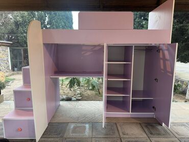 Uşaq və gənc otağı üçün dəstlər: Az işlənilmiş Qız uşağı üçün Kravatlı mebel dəsti, kreslo ilə birlikdə — 6