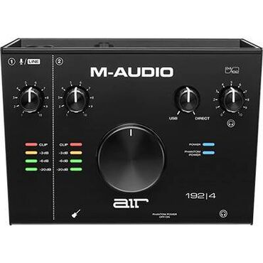 mikrofonlu qulaqcıq: M-Audio Air192x4 ( Səs kartı, Səs kartı dəsti M-Audio səs kartı