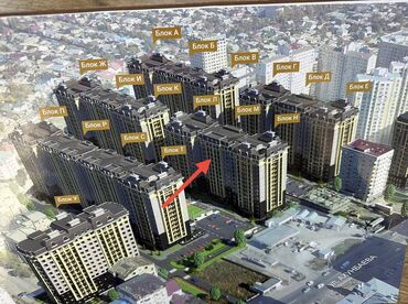 сдаю квартиру микрорайон кокжар: 1 комната, 42 м², Элитка, 12 этаж, Евроремонт