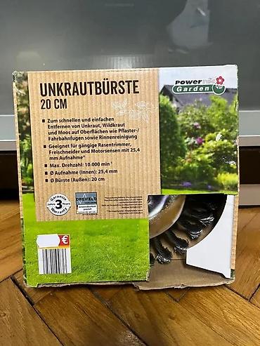 Ostali pribor i dodaci za alate: Čelična četka za korov PowerTec Garden – 20 cm - Namenjena brzom i — 2