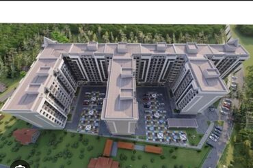продажа квартир в городе токмок: 2 бөлмө, 66 кв. м, Элитка, 9 кабат, ПСО (өзү оңдоп түзөтүп бүтүү үчүн)