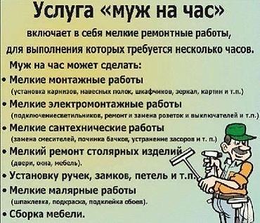 домашний мастер: Мелкосрочные работы, Муж на час — 3