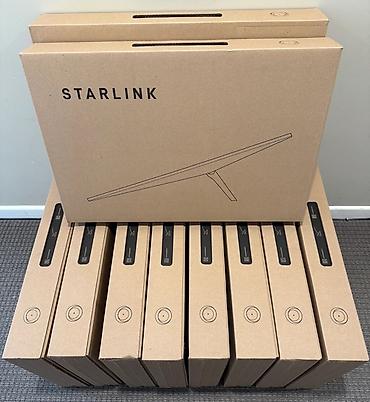 Модемы и сетевое оборудование: Комплект спутникового интернета Starlink Starlink v4 Starlink v5 — 1