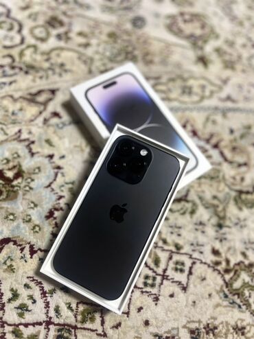 купить бу кондиционер в бишкеке: IPhone 14 Pro, Б/у, 128 ГБ, Черный, Коробка, 78 %