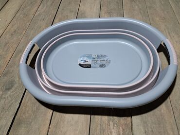 Uşaqlar üçün digər mallar: Slikon vannalar. Turkiyə istehsali paltar sebeti kimi de istifade — 3